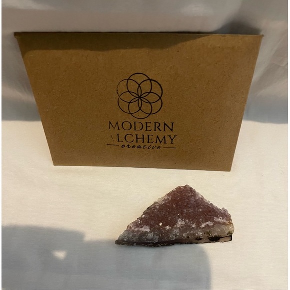 🌸✨NEW Modern Alchemy Creative Pinkish Purple Druzy Crystal - Picture 3 of 14